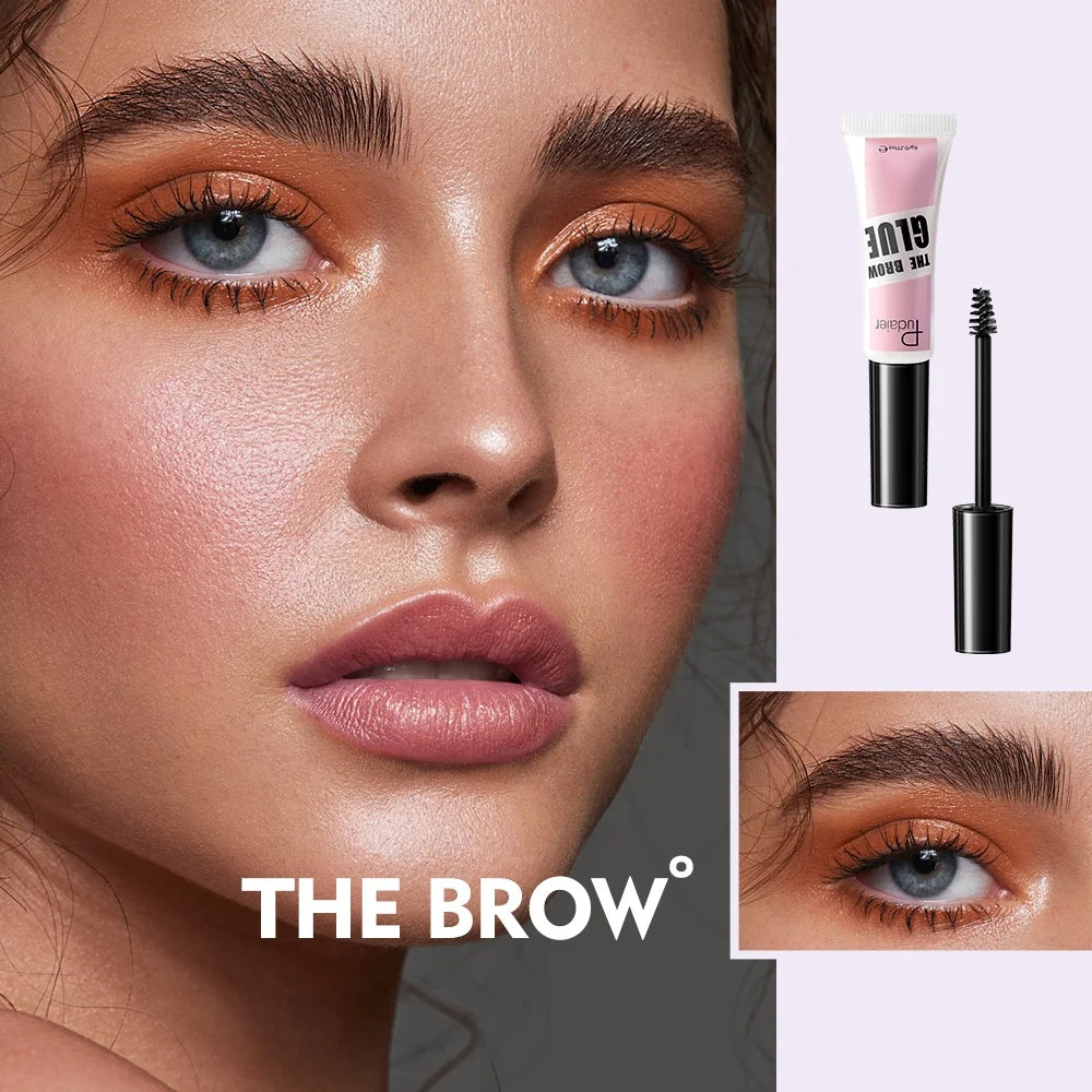 Wholesale Private Label Quick Dry Brow Gel Long Lasting Waterproof Vegan Eyebrow Gel Brow Styling Eyebrow Strong Hold Brow Glue