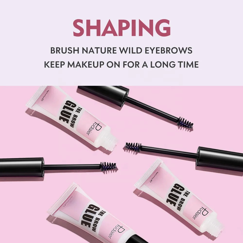 Wholesale Private Label Quick Dry Brow Gel Long Lasting Waterproof Vegan Eyebrow Gel Brow Styling Eyebrow Strong Hold Brow Glue
