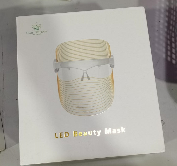 Masque LED Photothérapie 7 Couleurs - Soin Visage Anti-Âge