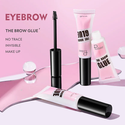 Wholesale Private Label Quick Dry Brow Gel Long Lasting Waterproof Vegan Eyebrow Gel Brow Styling Eyebrow Strong Hold Brow Glue