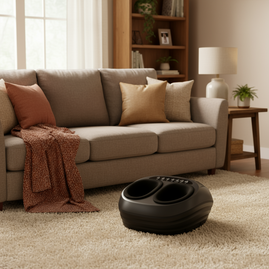 Masseur de Pieds Shiatsu Chauffant - Soulagement Profond et Relaxation